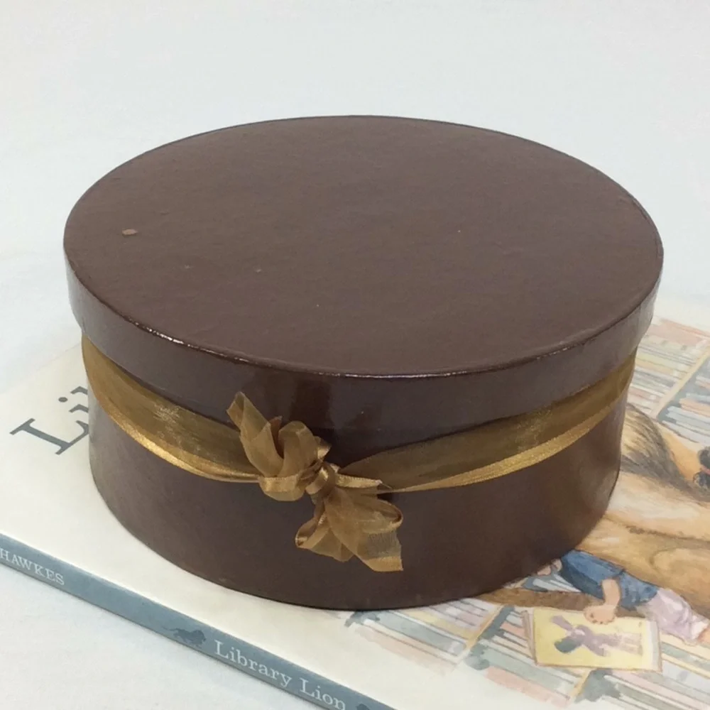 Decorative Hand Crafted Storage Container Box Brown New